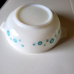 Vintage Glasbake "Galaxy" 2 Litre Casserole in a Rare Pattern